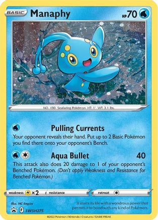 Manaphy - SWSH275 (SWSH275) Holofoil - SWSH Sword & Shield Promo Cards