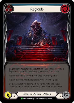 Regicide (FAB122) Rainbow Foil - FaB Promos