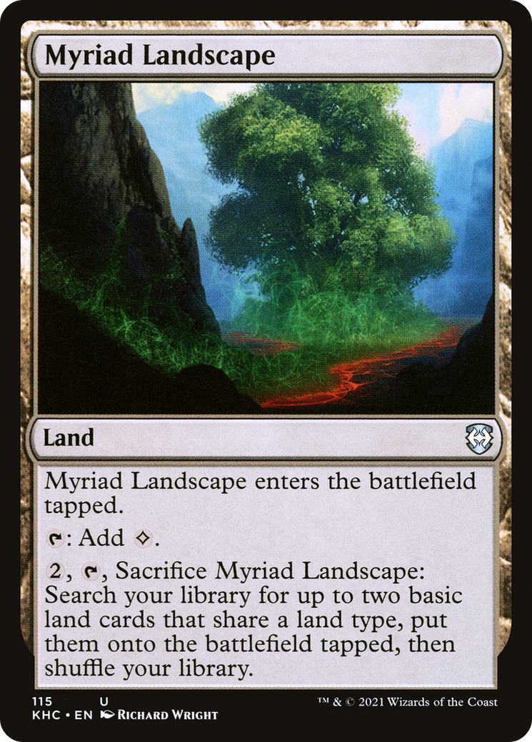 Myriad Landscape [Kaldheim Commander] | Silver Goblin