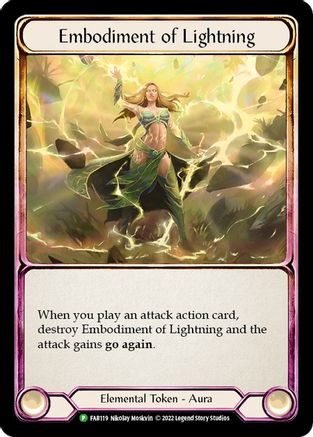 Embodiment of Lightning (FAB119) Cold Foil - FaB Promos
