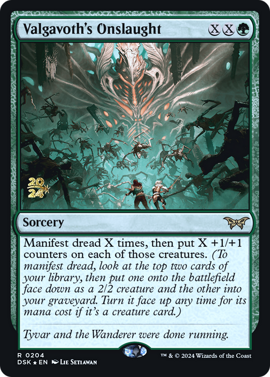 Valgavoth's Onslaught [Duskmourn: House of Horror Prerelease Promos]