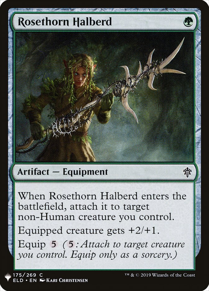 Rosethorn Halberd [Mystery Booster] | Silver Goblin
