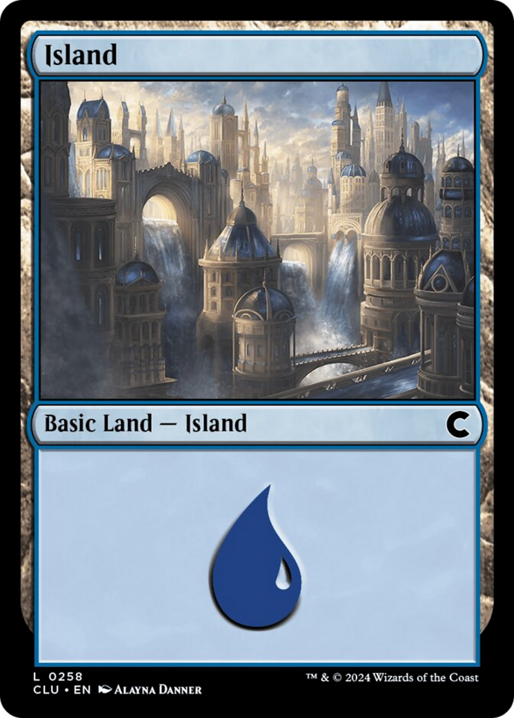 Island (0258) [Ravnica: Clue Edition] | Silver Goblin