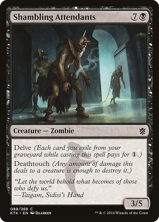Shambling Attendants [Khans of Tarkir] Foil