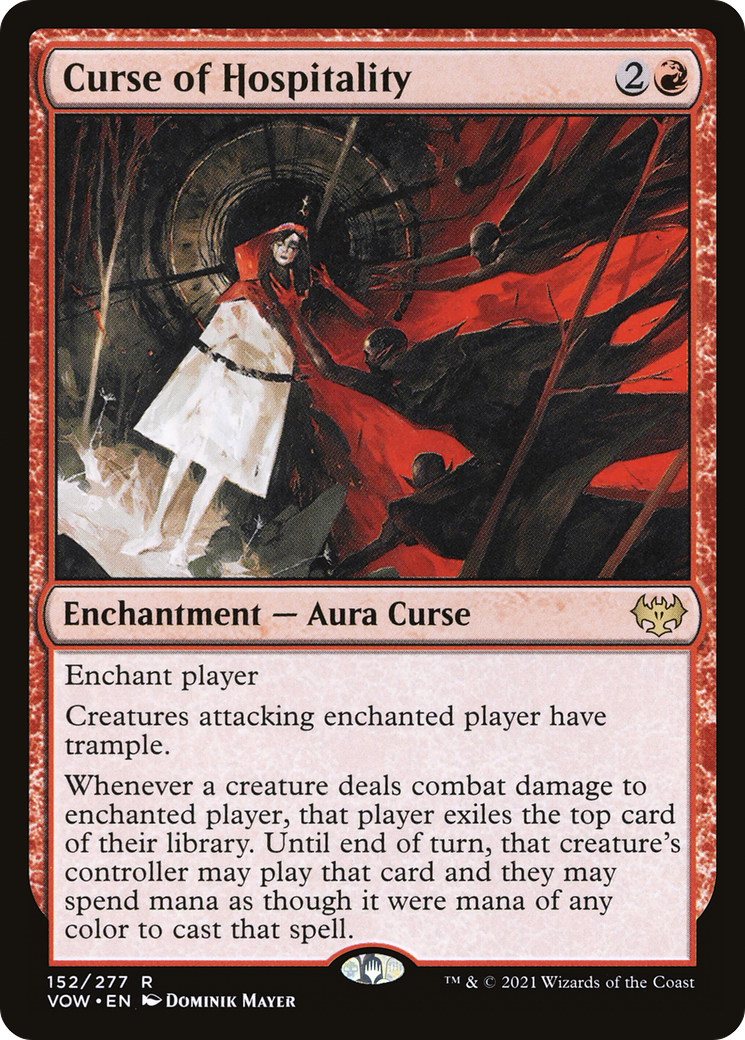 Curse of Hospitality [Innistrad: Crimson Vow] Foil