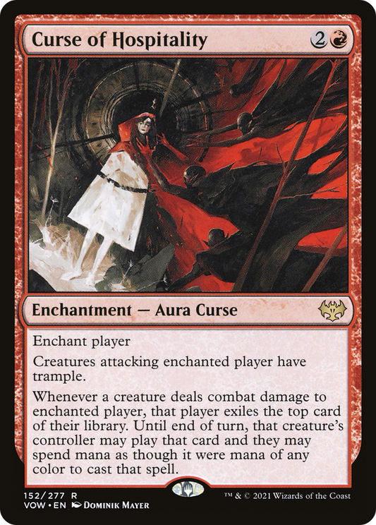 Curse of Hospitality [Innistrad: Crimson Vow] Foil