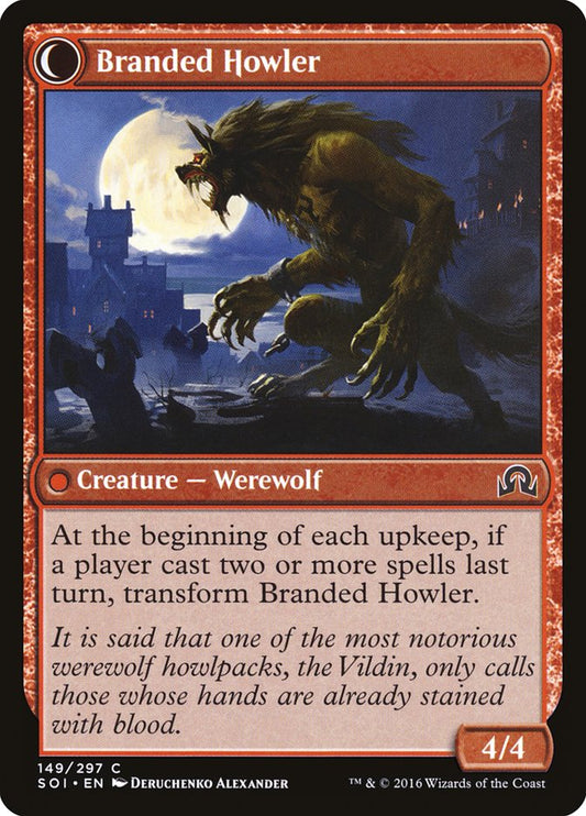 Convicted Killer // Branded Howler [Shadows over Innistrad] Foil