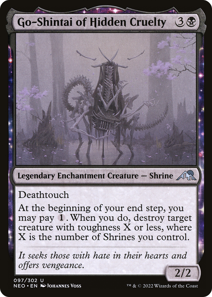 Go-Shintai of Hidden Cruelty [Kamigawa: Neon Dynasty] Foil