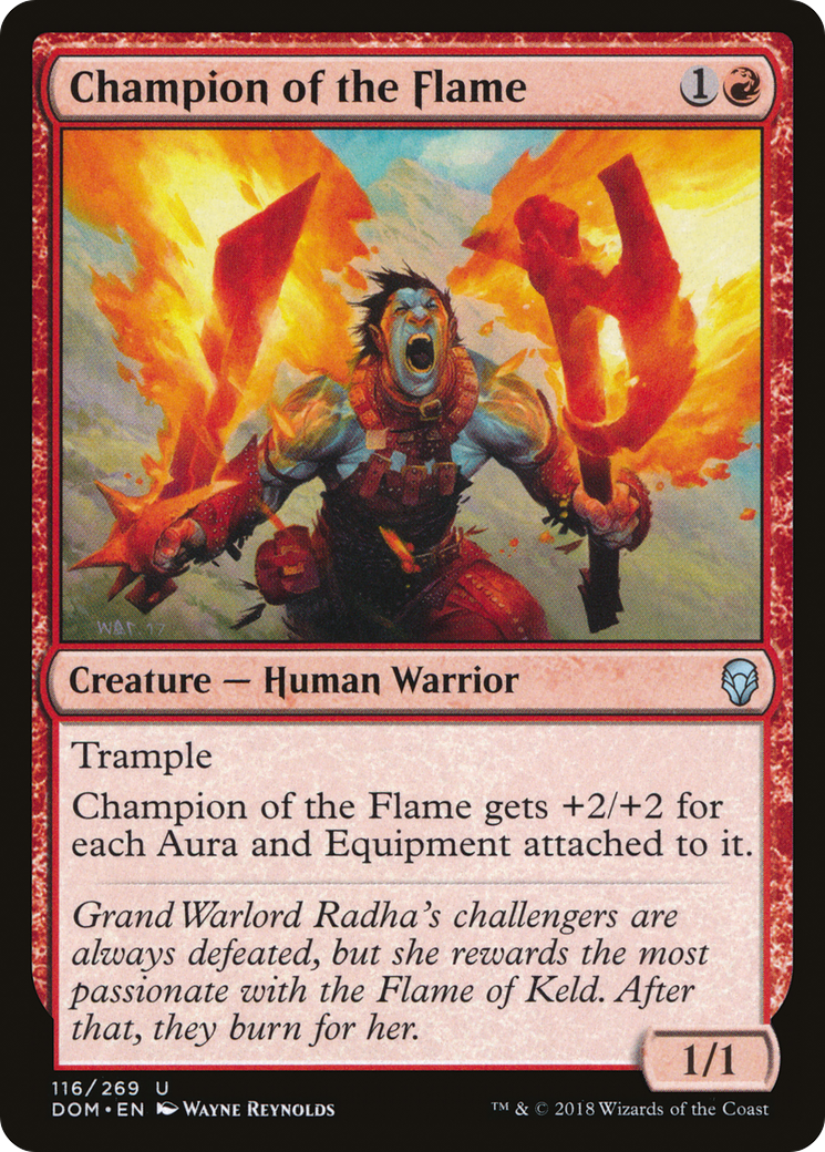 Champion of the Flame [Dominaria] Foil