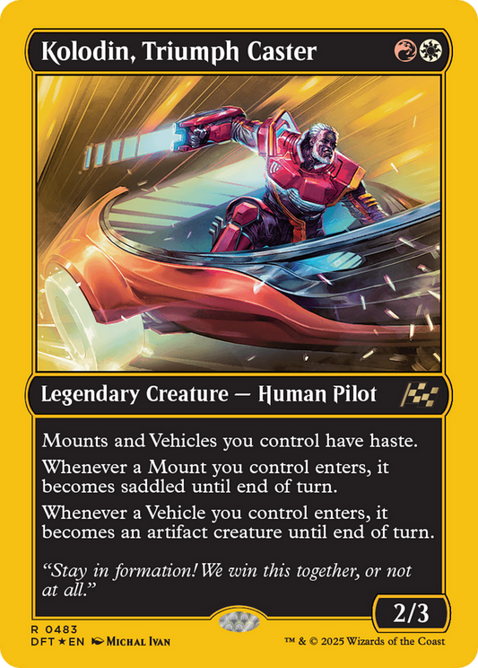 Kolodin, Triumph Caster (First-Place Foil) Foil (483) - Aetherdrift