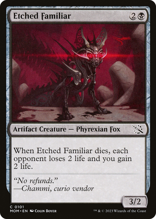 Etched Familiar [March of the Machine] Foil