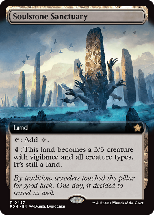 Soulstone Sanctuary (Extended Art) [Foundations] Foil