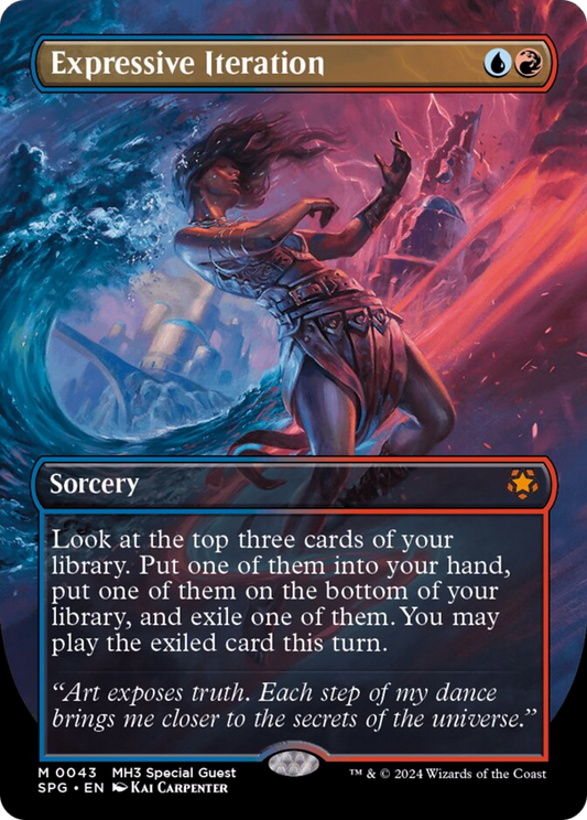 Expressive Iteration (Borderless) [Modern Horizons 3 Special Guests] Foil