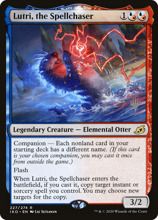 Lutri, the Spellchaser (Promo Pack) [Ikoria: Lair of Behemoths Promos] Foil