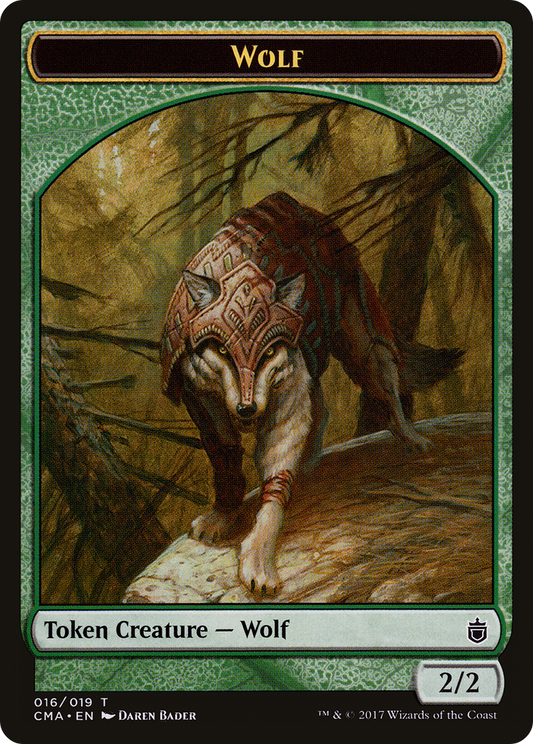 Wolf Token (016/019) [Commander Anthology Tokens]