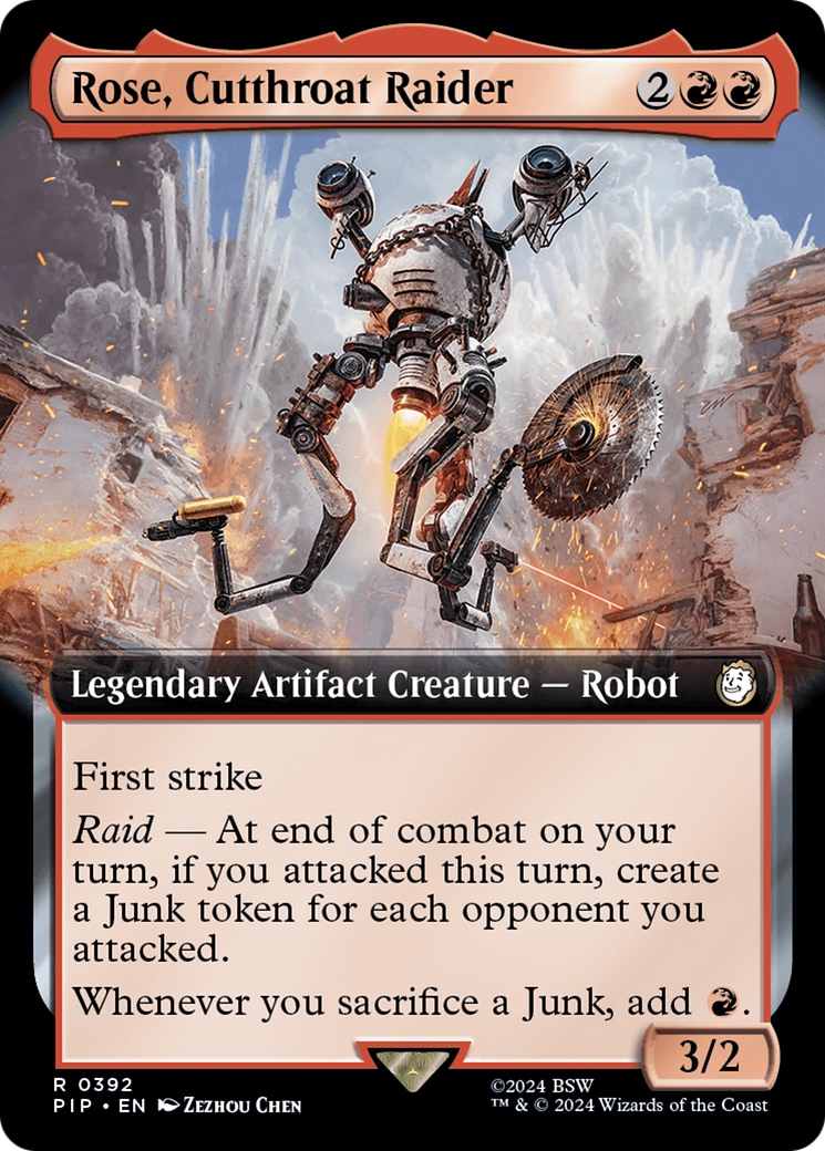 Rose, Cutthroat Raider (Extended Art) [Fallout] | Silver Goblin