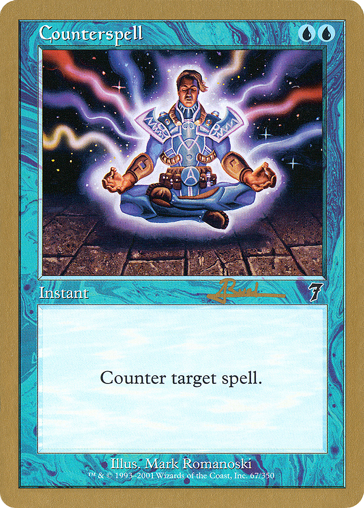 Counterspell (Antoine Ruel) (7ED) [World Championship Decks 2001] | Silver Goblin