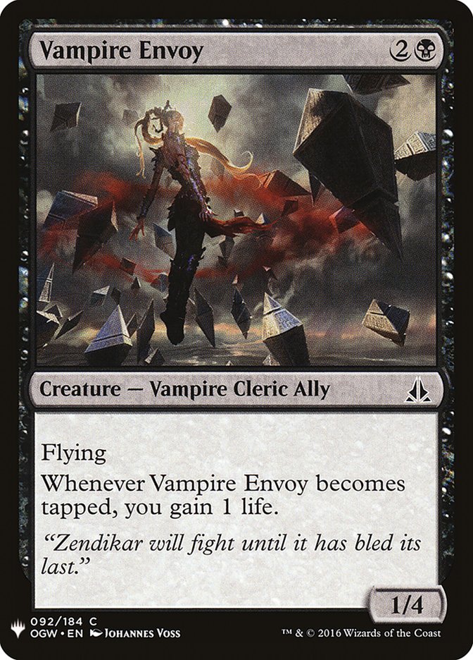 Vampire Envoy [Mystery Booster] | Silver Goblin