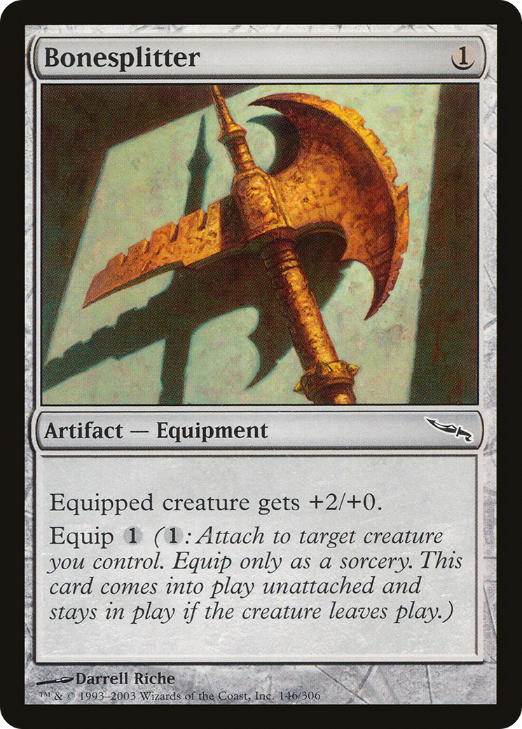 Bonesplitter [Mirrodin] Foil