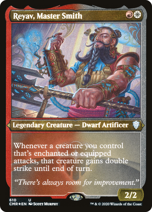Reyav, Master Smith (Etched) [Commander Legends]