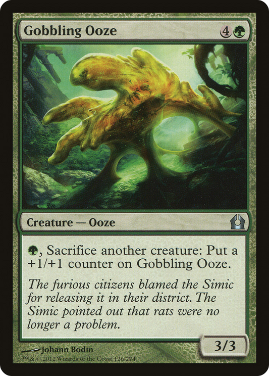 Gobbling Ooze [Return to Ravnica] Foil