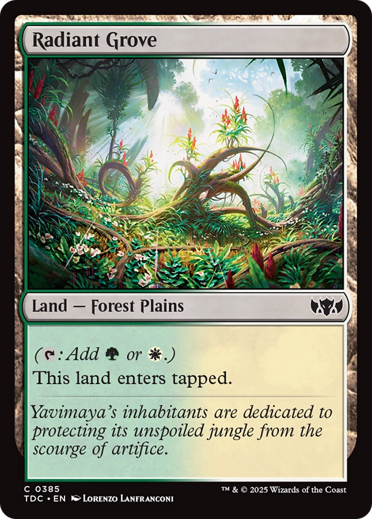 Radiant Grove (385) - Commander: Tarkir: Dragonstorm