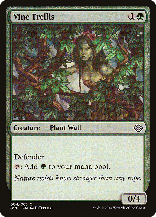 Vine Trellis (Garruk vs. Liliana) [Duel Decks Anthology]