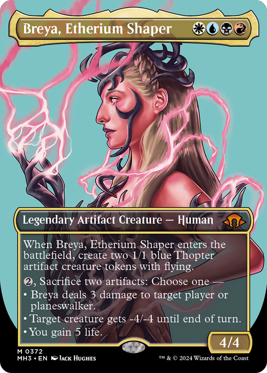 Breya, Etherium Shaper (Borderless) [Modern Horizons 3] Foil