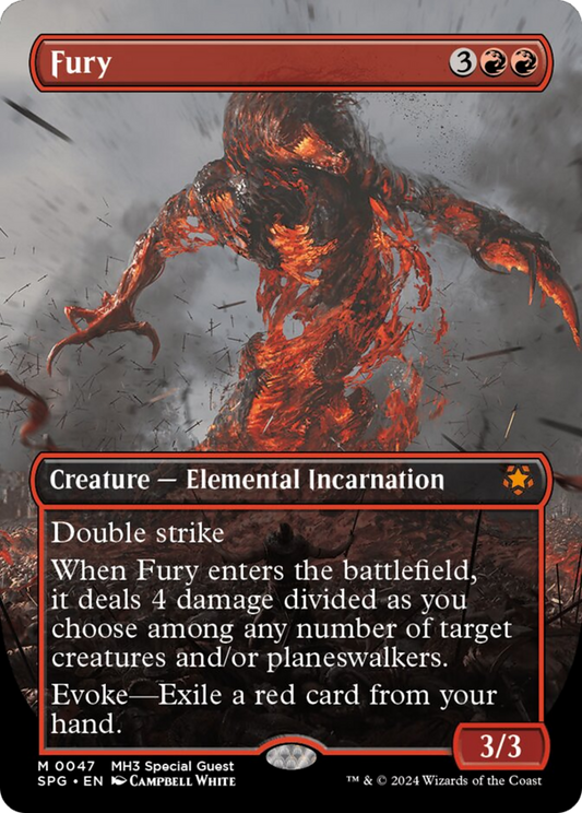 Fury (Borderless) [Modern Horizons 3 Special Guests] Foil