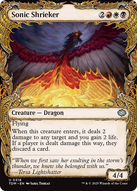 Sonic Shrieker (Showcase) (318) - Tarkir: Dragonstorm
