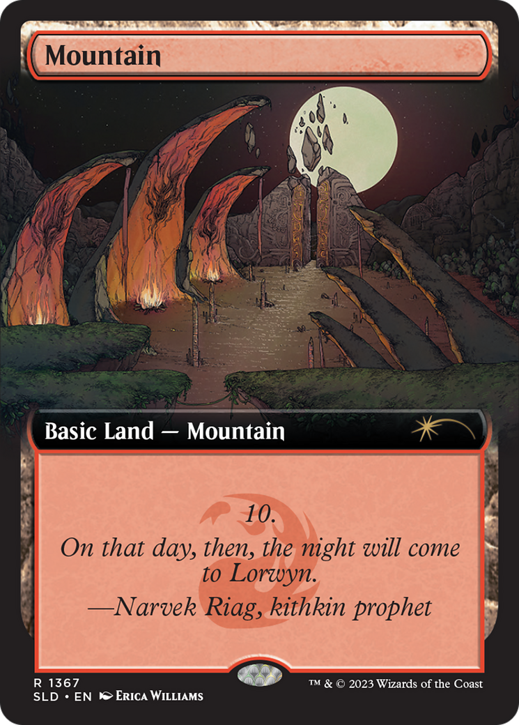 Mountain (1367) [Secret Lair Drop Series] Foil