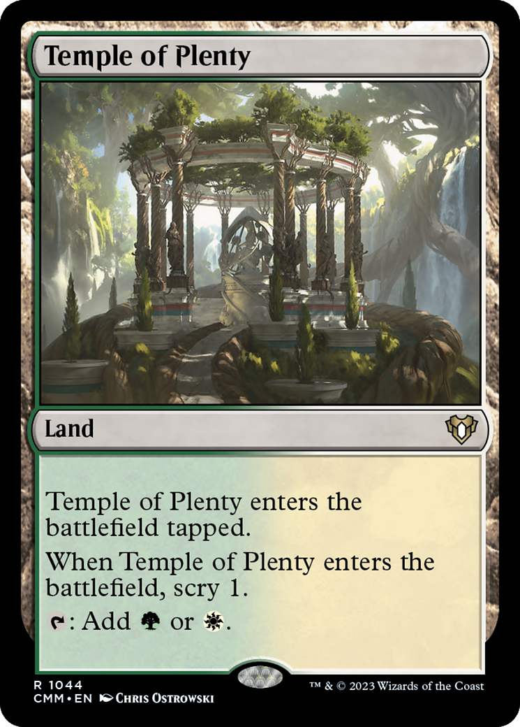 Temple of Plenty [Commander Masters] | Silver Goblin