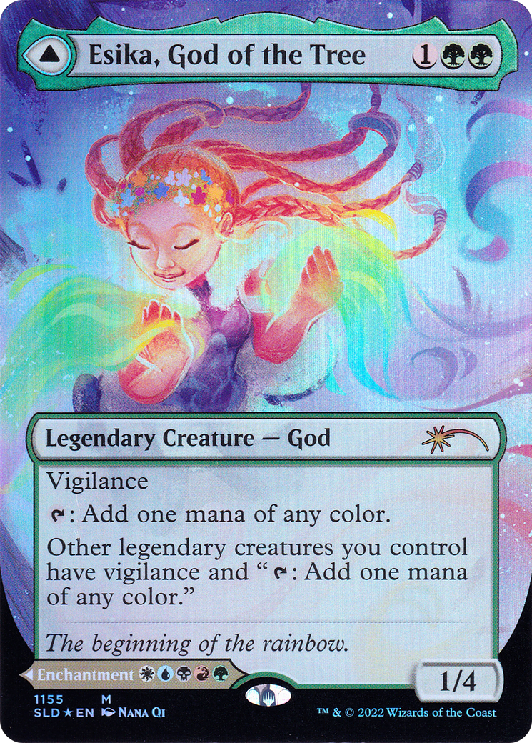 Esika, God of the Tree // The Prismatic Bridge (Borderless) [Secret Lair: From Cute to Brute] | Silver Goblin