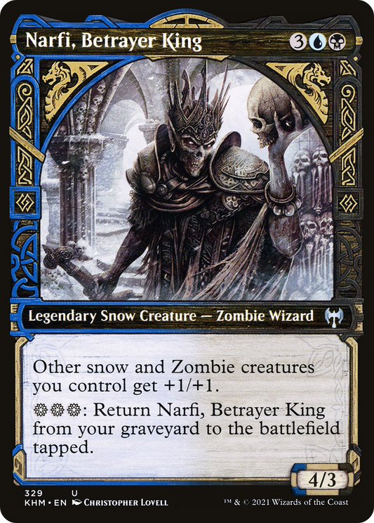 Narfi, Betrayer King (Showcase) [Kaldheim]