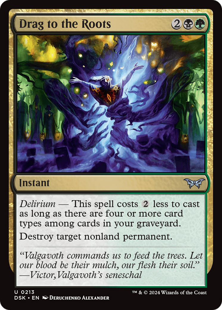 Drag to the Roots [Duskmourn: House of Horror] Foil