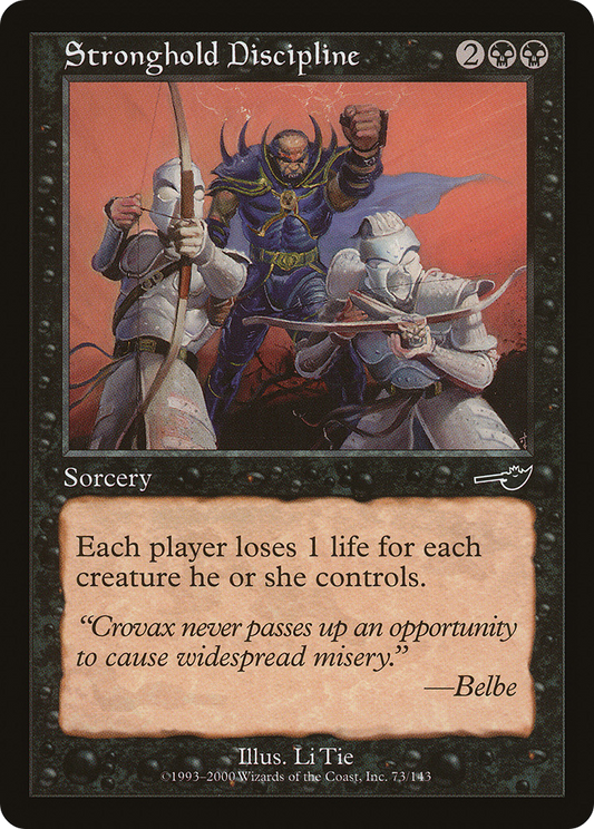 Stronghold Discipline [Nemesis]