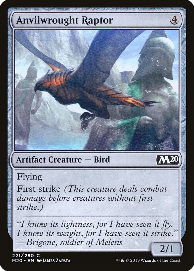 Anvilwrought Raptor [Core Set 2020] | Silver Goblin