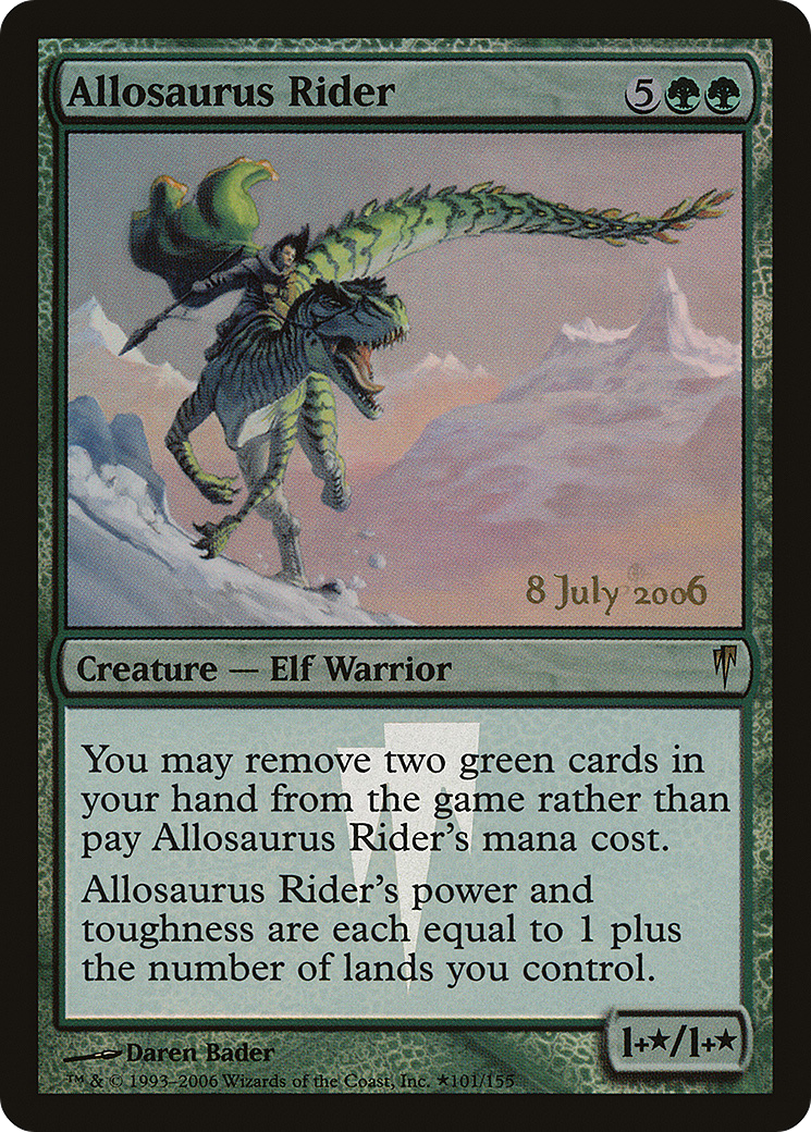 Allosaurus Rider [Coldsnap Promos] | Silver Goblin