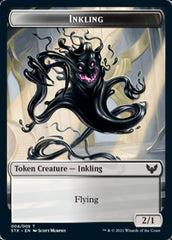 Elemental // Inkling Double-Sided Token [Strixhaven: School of Mages Tokens] | Silver Goblin