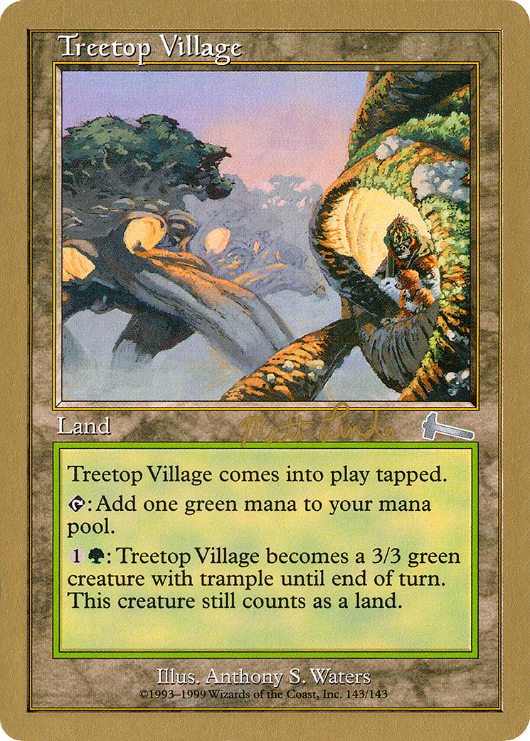 Treetop Village (Matt Linde) [World Championship Decks 1999] | Silver Goblin