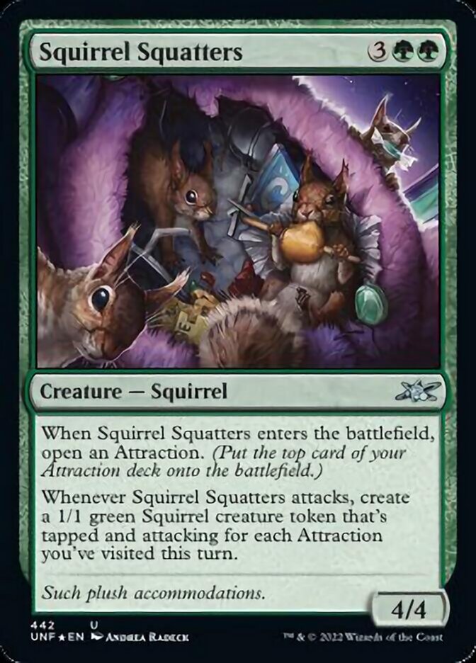 Squirrel Squatters (Galaxy Foil) [Unfinity] | Silver Goblin