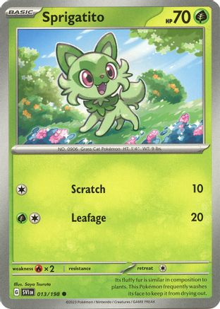 Sprigatito (13) Reverse Holofoil - SV01 Scarlet & Violet Base Set