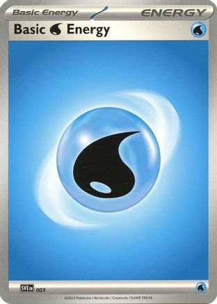 Basic Water Energy - 003 (3) - SVE Scarlet & Violet Energies