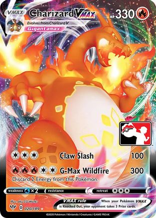 Charizard VMAX (020/189) [Prize Pack Series One] | Silver Goblin