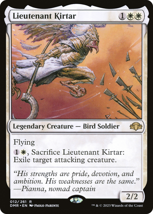 Lieutenant Kirtar [Dominaria Remastered] Foil
