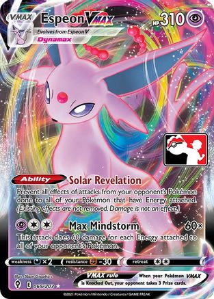 Espeon VMAX (065/203) [Prize Pack Series One] | Silver Goblin