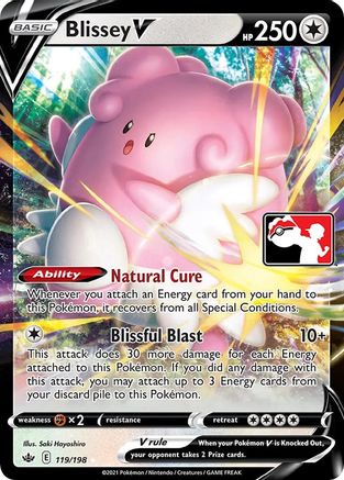 Blissey V (119/198) [Prize Pack Series One] | Silver Goblin