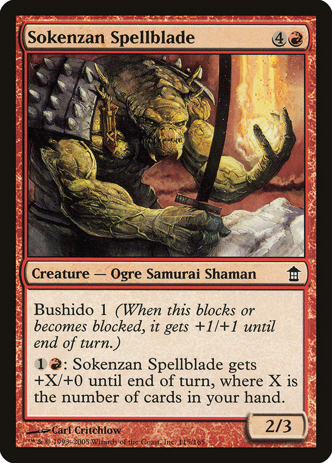 Sokenzan Spellblade [Saviors of Kamigawa] | Silver Goblin