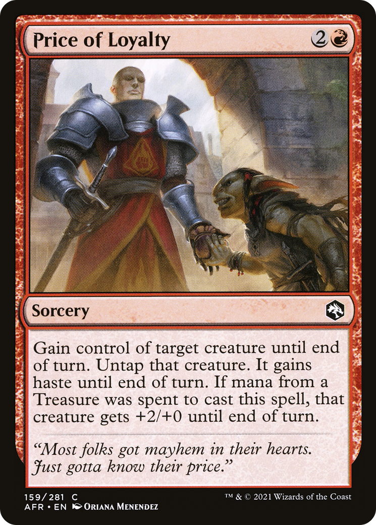 Price of Loyalty [Dungeons & Dragons: Adventures in the Forgotten Realms] Foil