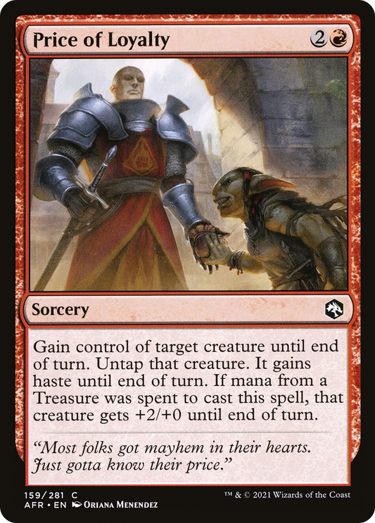Price of Loyalty [Dungeons & Dragons: Adventures in the Forgotten Realms] Foil
